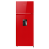 Hisense Red Double Door Top Freezer Refrigerator With Water Dispenser 204L REF205DRB 1year Warranty