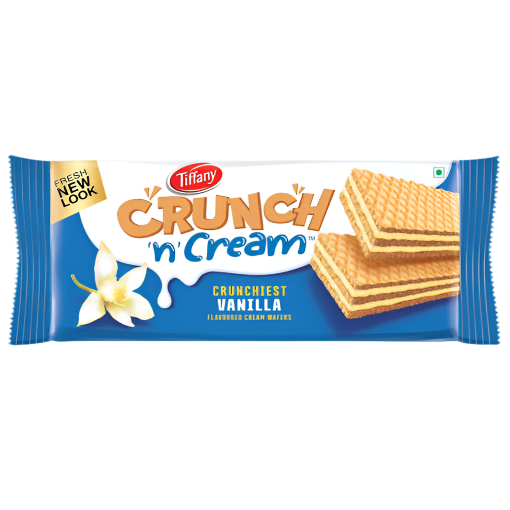 Tiffany Crunch and Cream Vanillia flavoured wafers