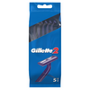Gillette 2 Disposable Razor x 5