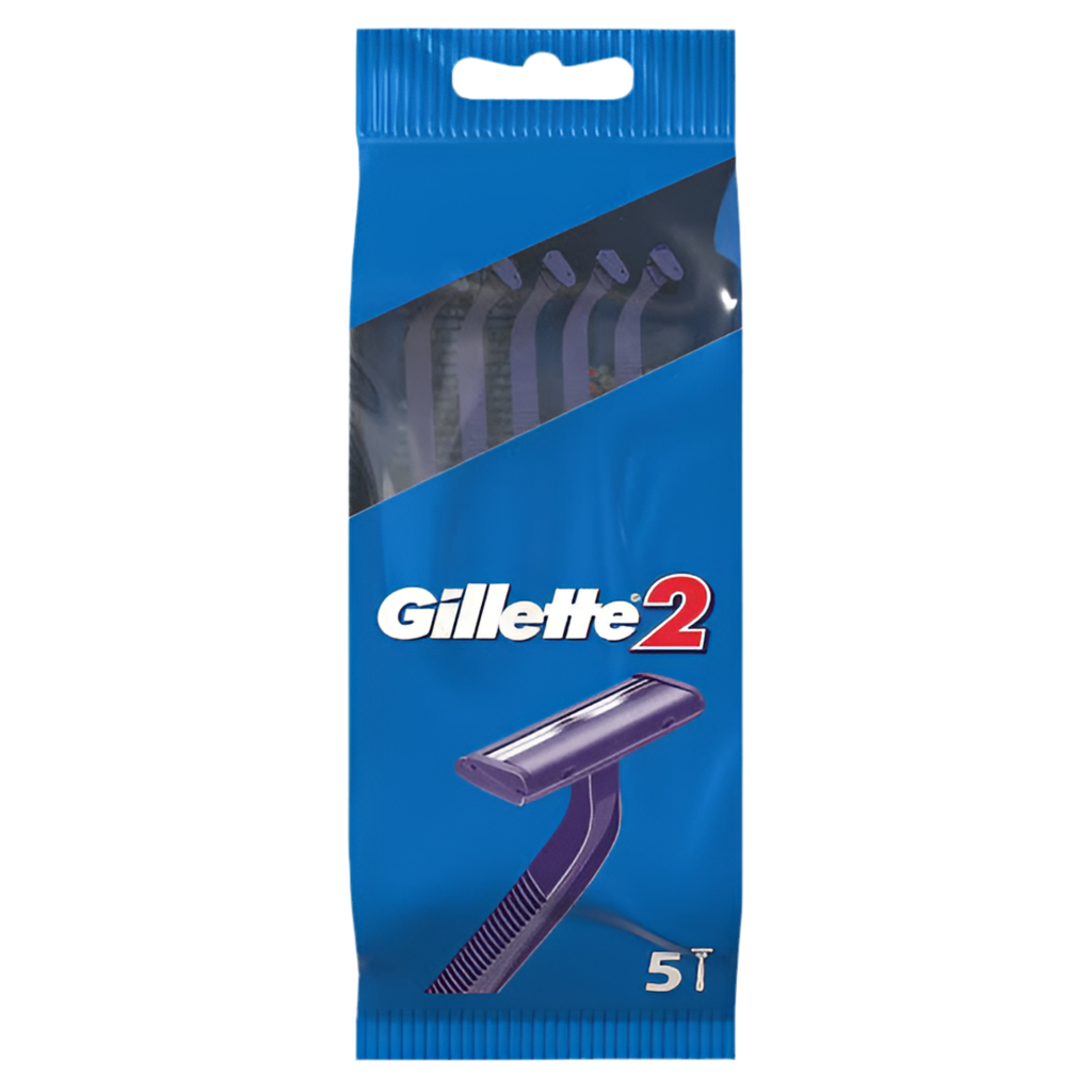 Gillette 2 Disposable Razor x 5