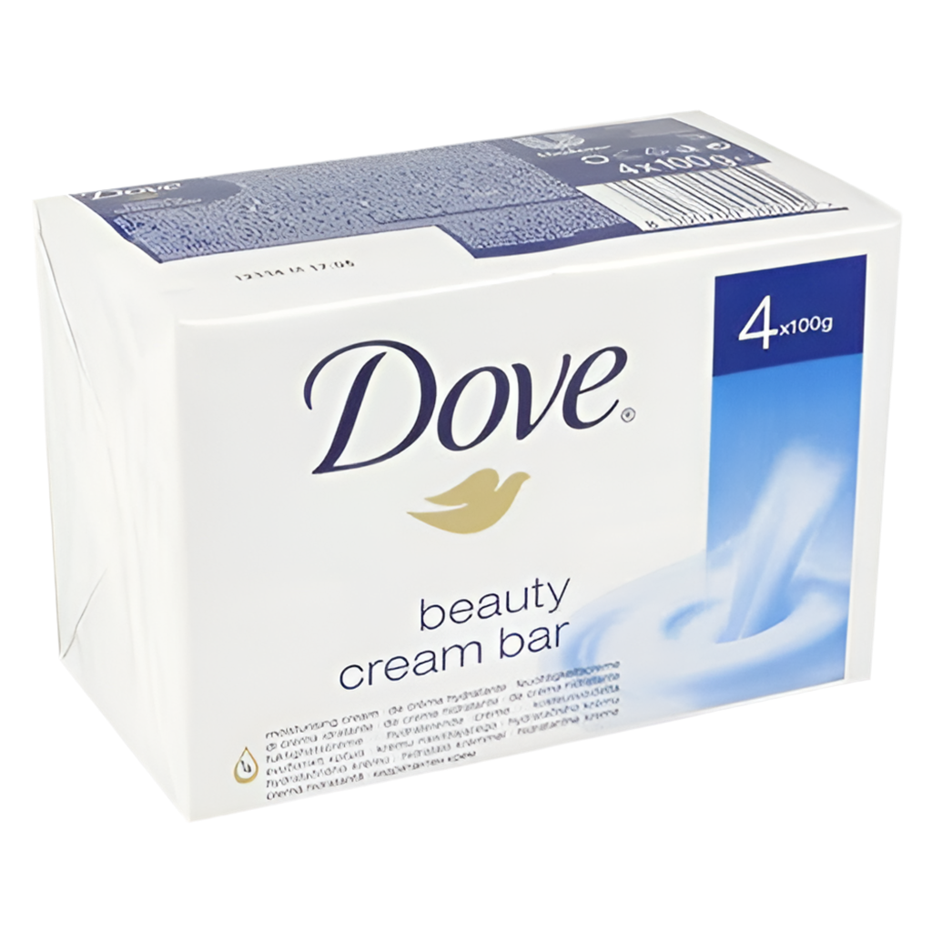 Dove Beauty Cream Bar Soap 100g x 4