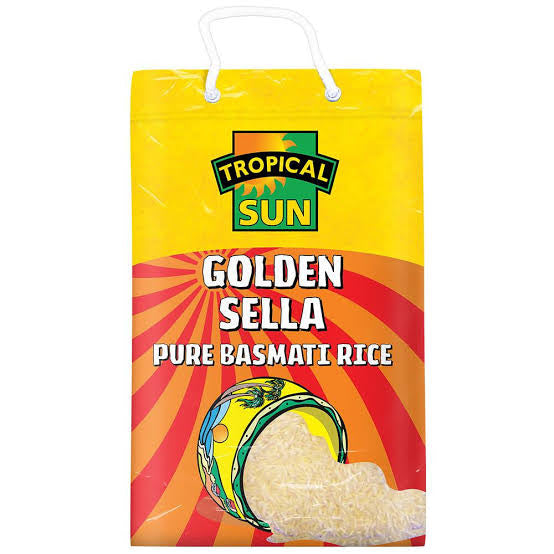 Tropical Sun Golden Sella Pure Basmati Rice 5kg