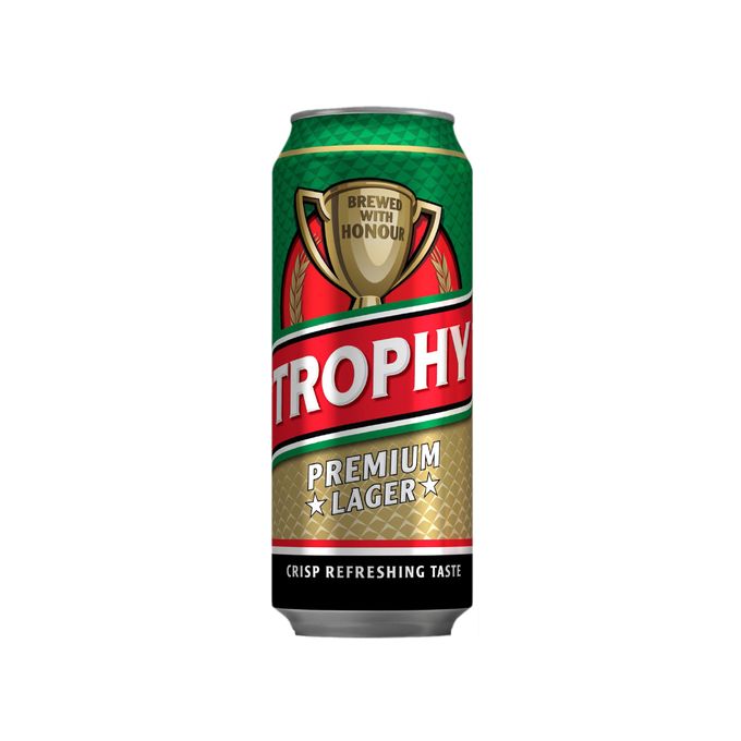 Trophy Lager Beer 500ml - Makdwn 